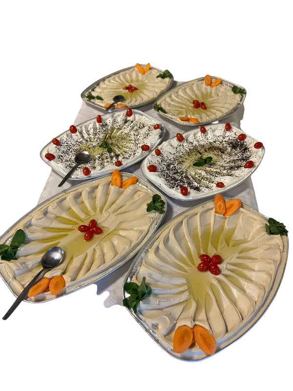 Syrisch-Libanees mezze buffet — halal catering Memories of Damascus